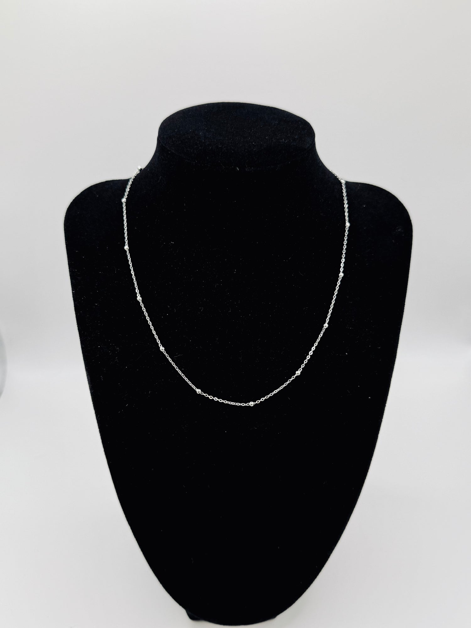 Sterling Silver Satellite Chain Necklace
