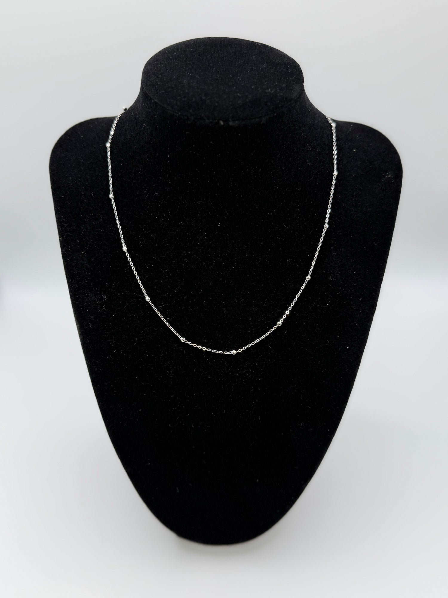 Sterling Silver Satellite Chain Necklace